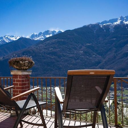 Panoramic Apartment Italian Alps Valtellina Near Sondrio, Tirano Poggiridenti 外观 照片